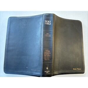 Holy Bible Leather 1985 New American Standard The Open Bible Nelson 975